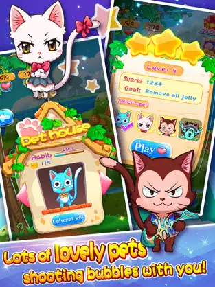 Captura 4 Bubble Shoot - with lovely pet iphone