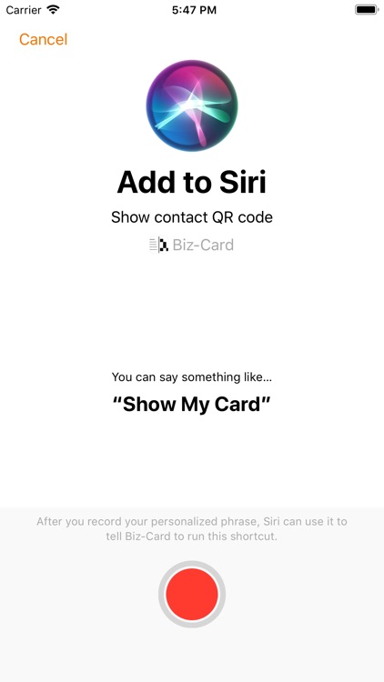 Biz-Card App