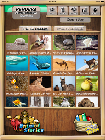 Reading – Animals 2, 3 Grade screenshot 2