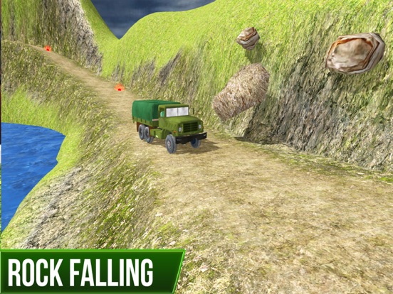 Military big truck driving 3Dのおすすめ画像6