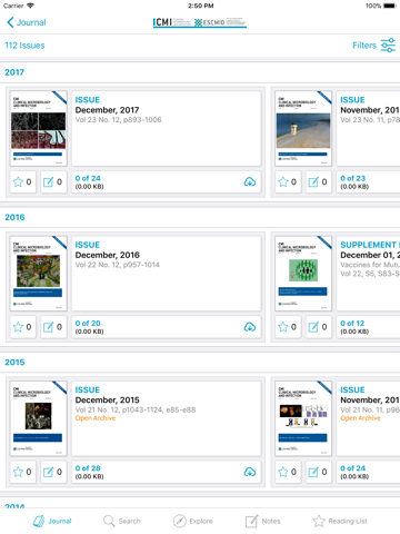 ESCMID Journals screenshot 4