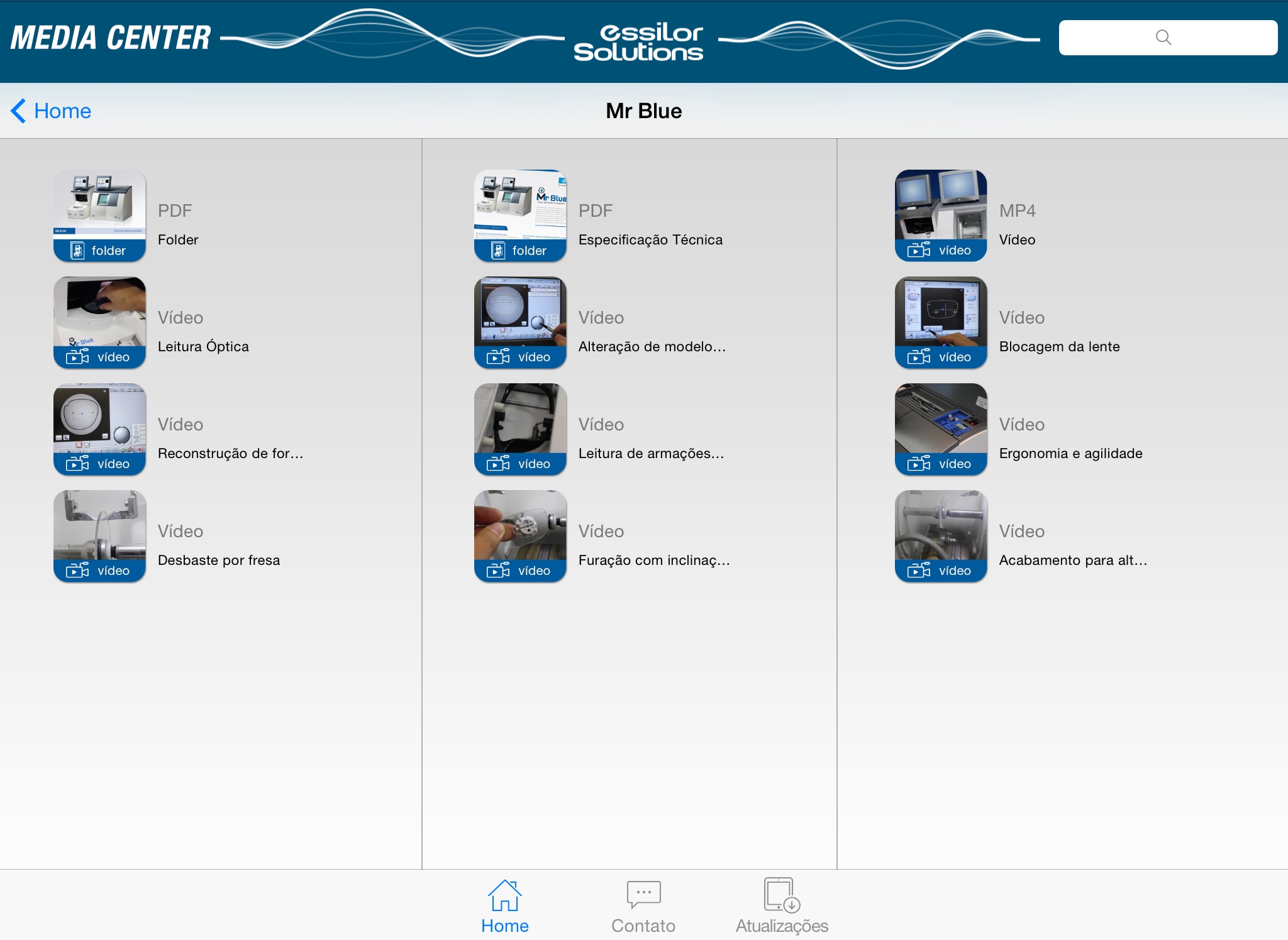 Essilor Solutions Media Center screenshot 2