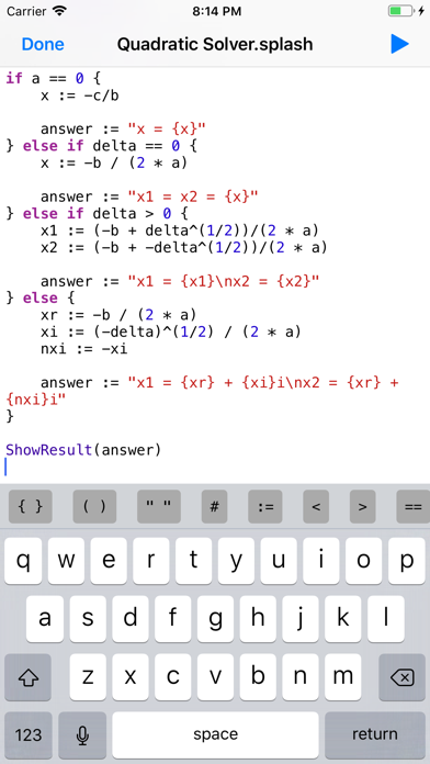 Splash - Programming Language screenshot 2