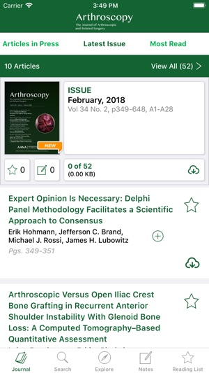 Arthroscopy Journal(圖2)-速報App