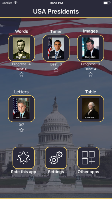 How to cancel & delete US Presidents - Quiz from iphone & ipad 1