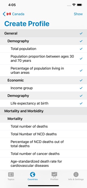 WHO NCD Data Finder(圖5)-速報App