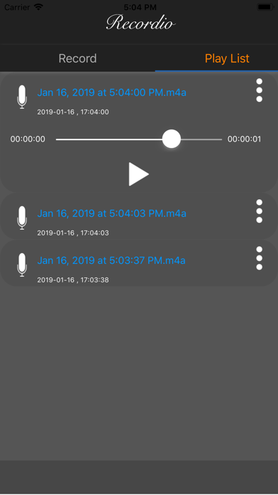 Recordio Voice Note Recorder screenshot 3
