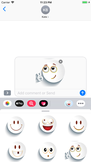 White Face Emojis(圖4)-速報App