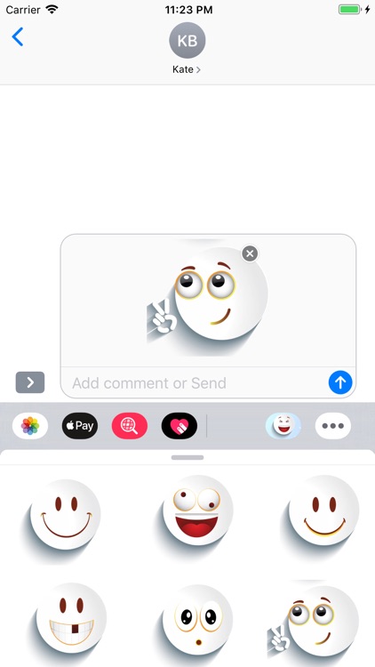 White Face Emojis screenshot-3