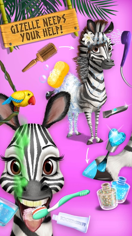 Jungle Animal Hair Salon 2 screenshot-3