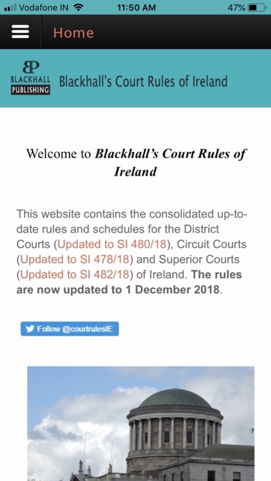 Courtrules Ireland screenshot 2