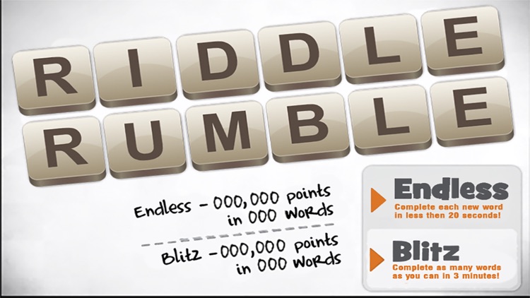 Riddle Rumble Game