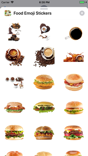 Food Emoji Stickers