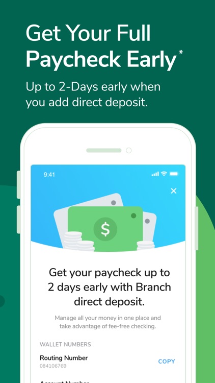 Branch: Banking & Instant Pay