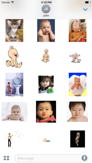 How to cancel & delete Animated Funny Animal & Cat & Baby GIF Stickers from iphone & ipad 4