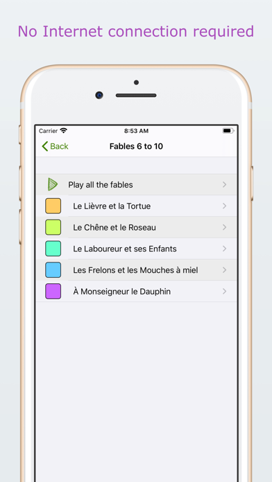 How to cancel & delete Lafontaine's fables-fr audio : Easy and short classic poetry and tales of Jean de La Fontaine in french from iphone & ipad 3