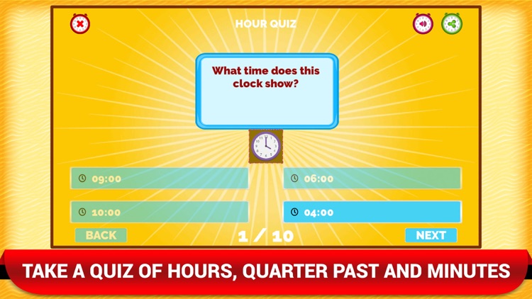 Clock Telling Time For Kids screenshot-3