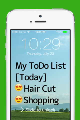 Reminder Wallpaper Editor - náhled