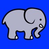 Little Baby  Elephant Stickers