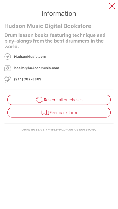 Hudson Music Digital Bookstore screenshot 2