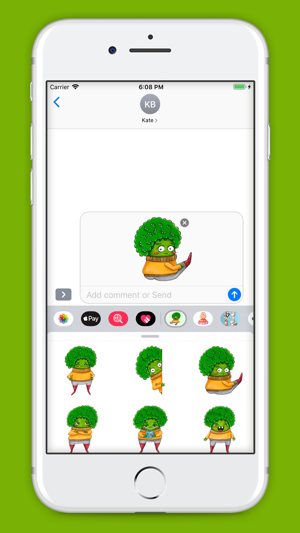 Broccoli Emoji Stickers(圖2)-速報App