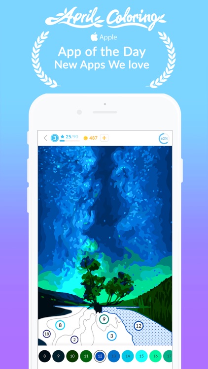 April Coloring - Oil Painting screenshot-0