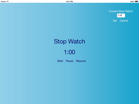Setter Stop Watch screenshot 2