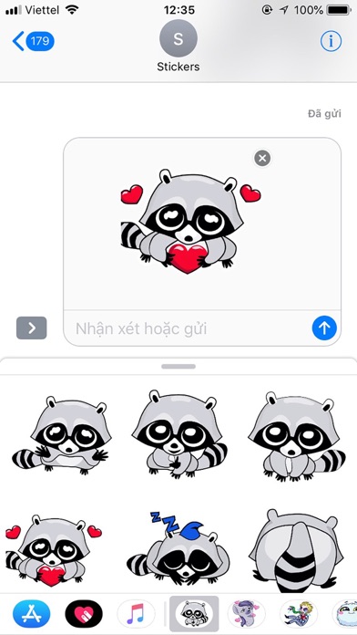 How to cancel & delete Raccoon Cute Funny Stickers from iphone & ipad 2