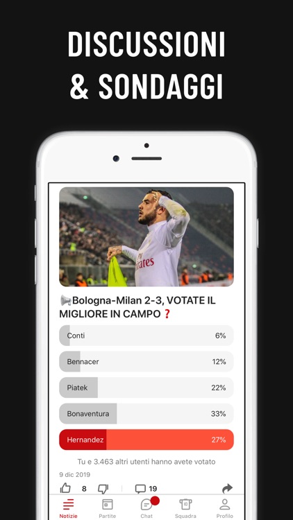 Rossoneri Live: Non ufficiale screenshot-5