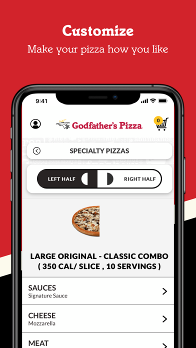 How to cancel & delete Godfather's Pizza REWARDS from iphone & ipad 4