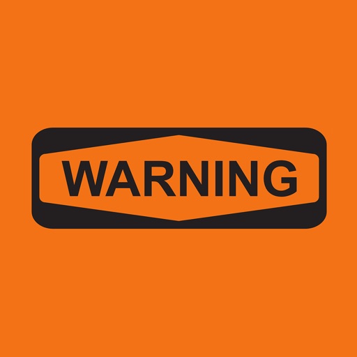 WARNING Stickers