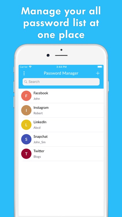 Password Manager & Keeper