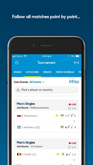 Australian Open Tennis 2019(圖4)-速報App