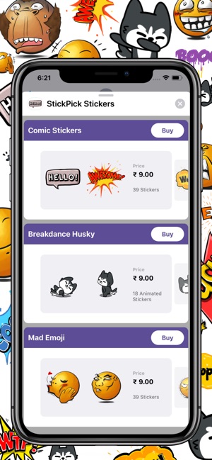 StickPick Stickers(圖3)-速報App