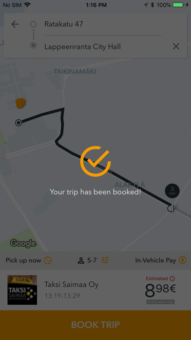 Taksi Saimaa screenshot 3