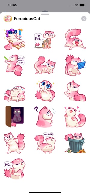 Ferocious Cat Sticker(圖2)-速報App