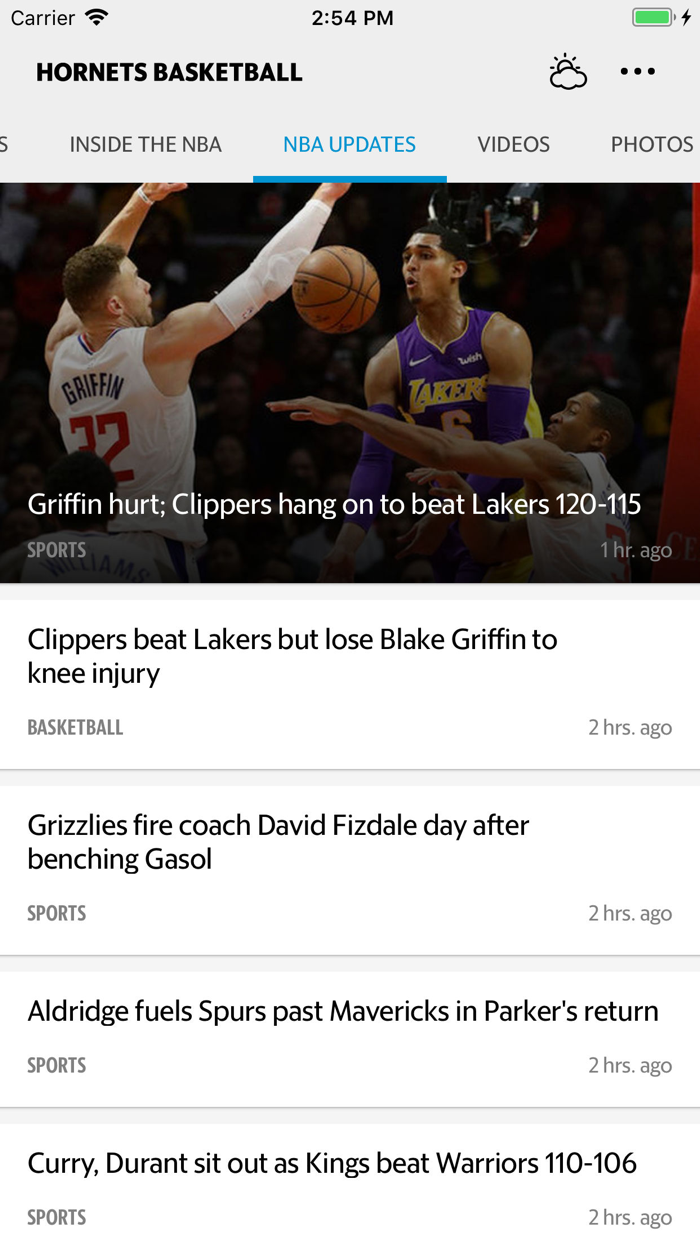 News for The Charlotte Hornets