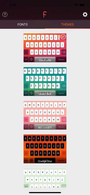 Cool Fonts & Keyboard Themes(圖5)-速報App