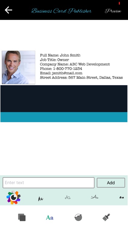 Business Card Publisher