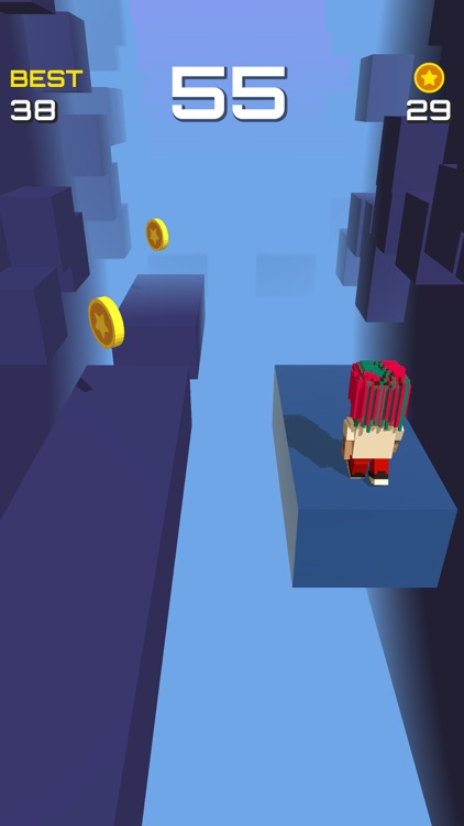 Blocky Gang Roller Jump screenshot-5