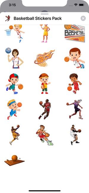 Basketball Stickers Pack(圖2)-速報App