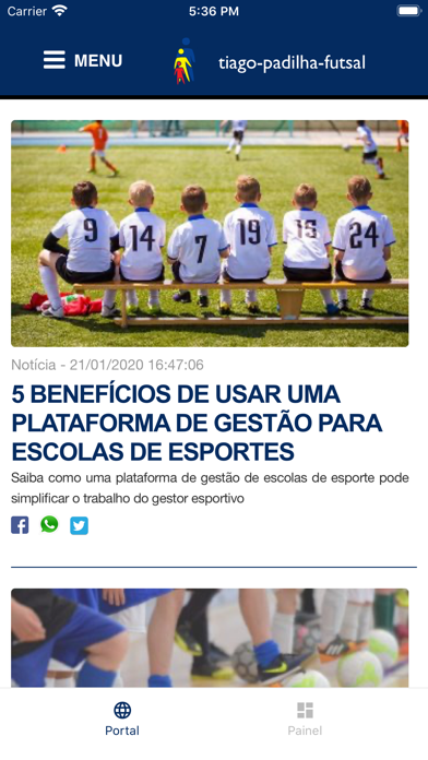 Tiago Padilha Futsal screenshot 2