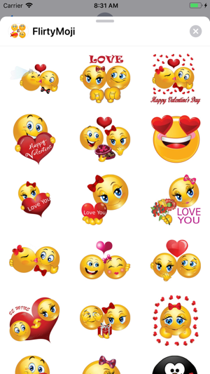 FlirtyMoji - Flirting Emojis(圖8)-速報App