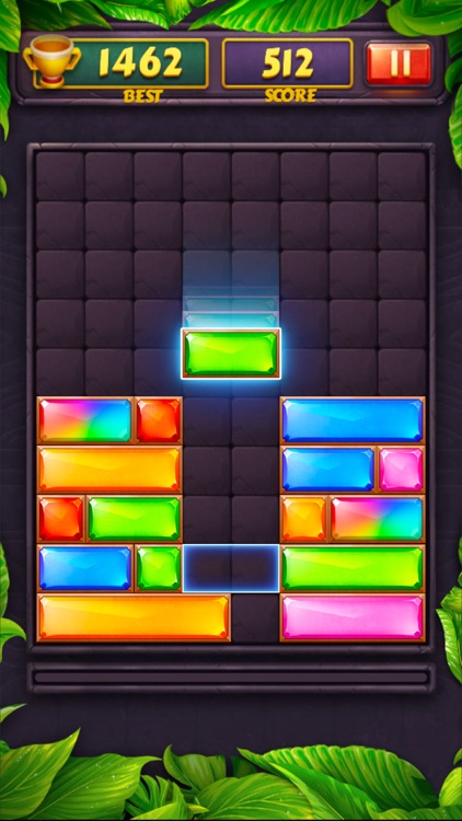 Jewel Blast Block Drop Puzzle
