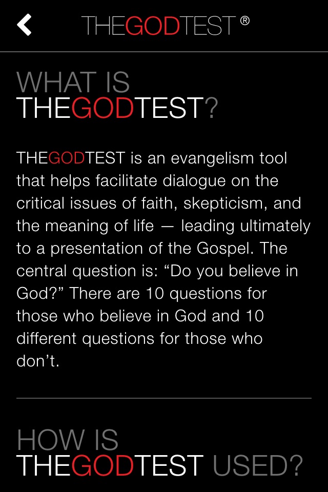 The God Test screenshot 3