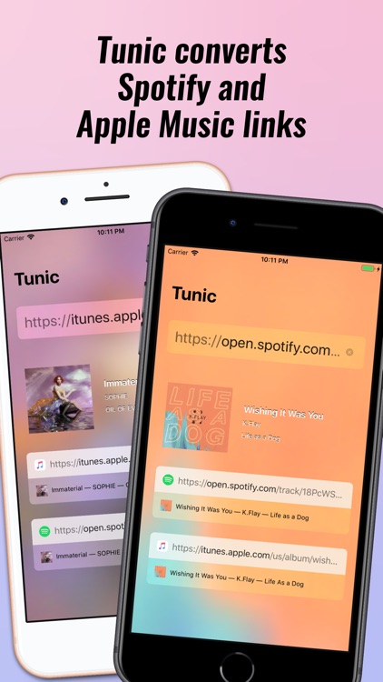Tunic: Convert music links
