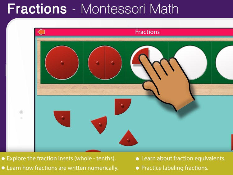 Montessori Preschool Fractions screenshot-0
