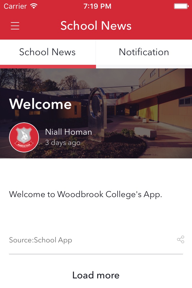 Woodbrook College screenshot 2