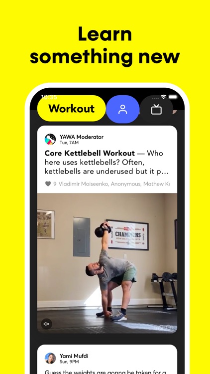 YAWA: Workout, Track, Share