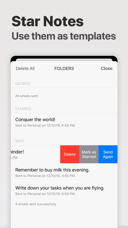 Email Me - Note Taking App screenshot-5